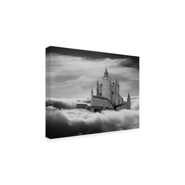 Monte Nagler 'Castle In The Clouds Segovia Spain' Canvas Art,14x19